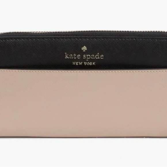 Kate Spade New York Staci Continental Wallet, color warm beige multi - Picture 1 of 9